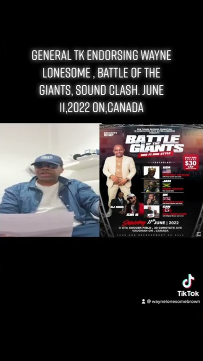 General TK endorse Battle of the Giant