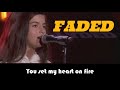 Alan Walker ft. Angelina Jordan - Faded Live w/ (Lyrics)