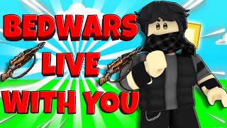 🔴Live Win Robux Every 10 New Subs| Roblox Bedwars Custom Matches| Roblox Bedwars New Update🔴