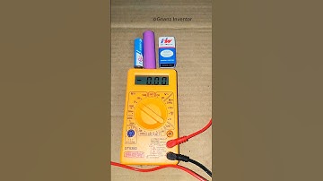 Battery Power testing with multimeter #multimeter #shorts #dcmotor