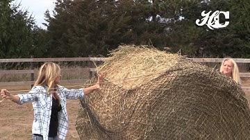 Round Bale Hay Net with Pickup