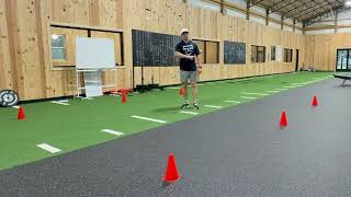 Cone/45 Degree Crossover Run Front Recover