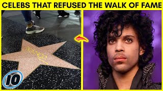 Top 10 Celebrities That Refused A Star On The Walk Of Fame