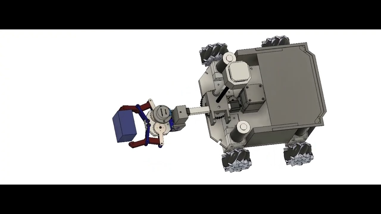 Robot demonstration made using Fusion 360 - YouTube