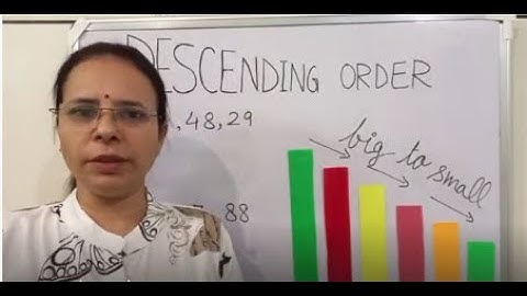 How to Arrange 2 digit numbers in Descending Order || Decreasing Order part- 2 || Planet Maths