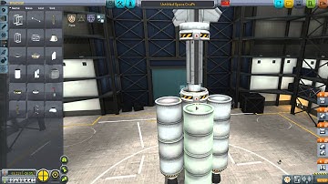 Kerbal Space Program - Career - Rescue Kerbal from orbit of the Mun (x3)(Ship Build Part)
