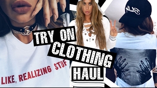 Huge TRY ON Clothing HAUL - The Kylie Shop, Wearall, Missguided + more