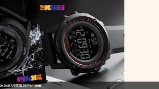 SKMEI Men Sport Smart Watch  Pedometer Remote Camera Calorie Message Reminder 5Bar Waterproof  Bl... screenshot 5