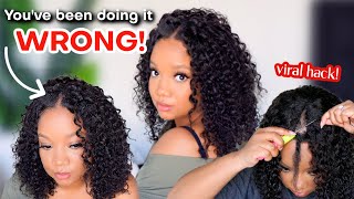 This Is MY Hair, IDC 🔥*UPDATED * VIRAL Crochet Hack| Most Natural V-part Wig ft. Nadula