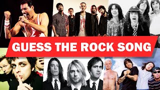 Can You Guess the ROCK SONG in Just 5 Seconds?  | Music Quiz