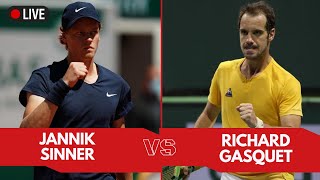 ATP LIVE JANNIK SINNER VS RICHARD GASQUET ATP ROLAND GARROS OPEN 2024 TENNIS PREVIEW STREAM