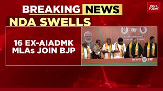 16 AIADMK MLAs Join BJP, Boost for NDA Ahead of 2024 Elections | Watch This Report