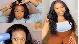 3-IN-1 FULL GRWM | I MADE MY OWN LACE FRONTAL WIG FOR THE 1ST TIME! | Aatifa Hair Aliexpress