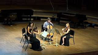 BRAHMS String Quartet in A minor Op. 51, No. 2 mvts. I &amp; II / TMC Fellows