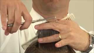 Cutting Men's Hair With Thinning Shears
