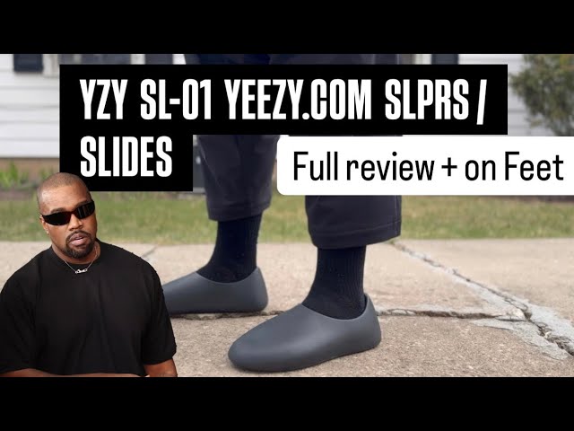 The $20 YEEZY SL-01 Slipper Review & On Feet - YouTube