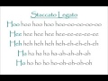 Staccato Legato Vocal Warm Up