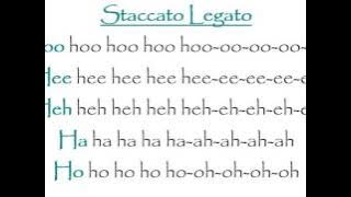 Staccato Legato Vocal Warm Up