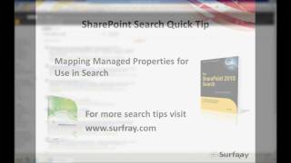 Mapping a Managed Property in SharePoint - SharePoint Search Quick Tip 4