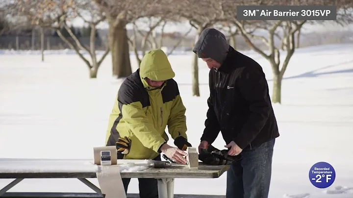 3M Air Barrier with Permeable Backing 3015VP Cold Performance
