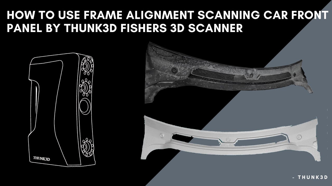 Thunk3D Archer S User Guide 6 Frame alignment scanning Car front panel ...