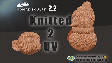 Nomad Sculpt - 2 - Printable Textures - Knitted - 3D Printing - UV -  Tutorial (V2.2 - 20.4.2025)