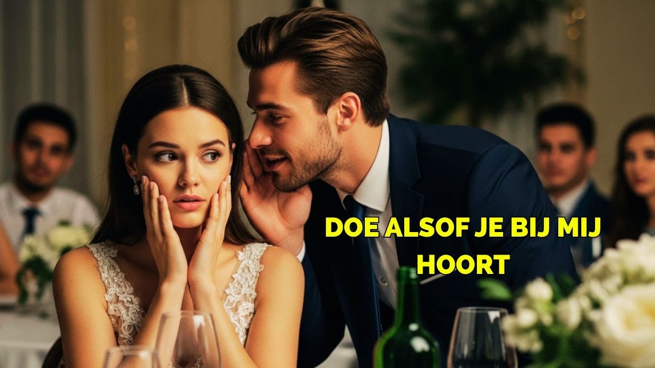 Ze zat alleen op de bruiloft, totdat een vreemde fluisterde: 