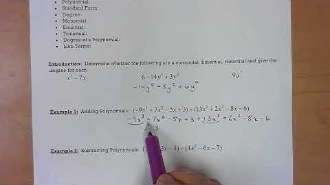 MATH 1030 Section 5 1 Exponents and Polynomials