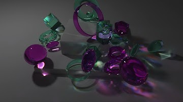 Blender caustics shader with E-Cycles X animation denoising