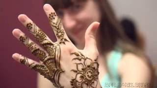 Henna Tattoo Time Lapse Video