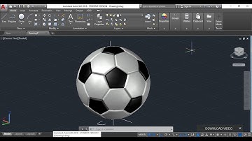 AutoCAD 3D Soccer Ball Modeling Tutorial | AutoCAD 3D Modelling for beginners |  Engineering Tech