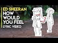 Ed Sheeran - How Would You Feel Lyrics Video