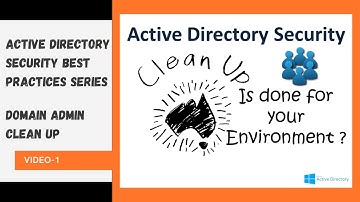 Active Directory Security Best Practices Video-1