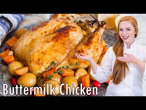 Oven Roasted Garlic Buttermilk Chicken