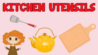 Kitchen Utensils Name For Kids Kitchen Tools Vocabulary