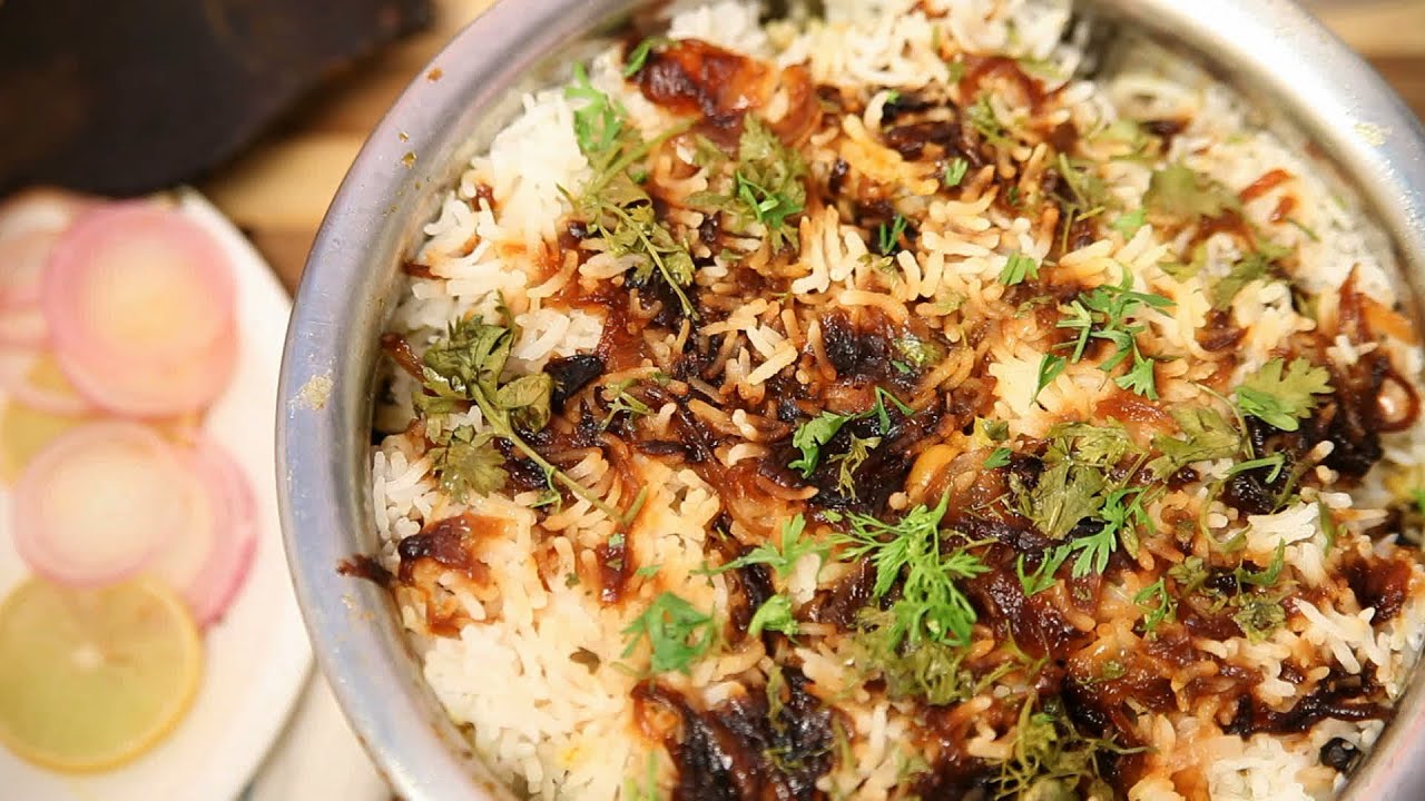 Mushroom Biryani Recipe l मशरूम बिरयानी | How To Make Mushroom Biryani By Archana | India Food Network