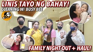 LINIS TAYO NG BAHAY!🏠 + FAMILY NIGHT OUT &amp; HAUL! | FT. BUSY BEE CLEANING PH | VLOG212 Candy Inoue ♥️