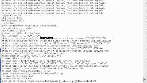 Cisco ASA External IP change walkthrough 8.2
