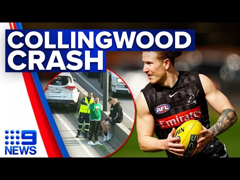 Two collingwood players involved in car accident ahead of preliminary final | 9 news australia