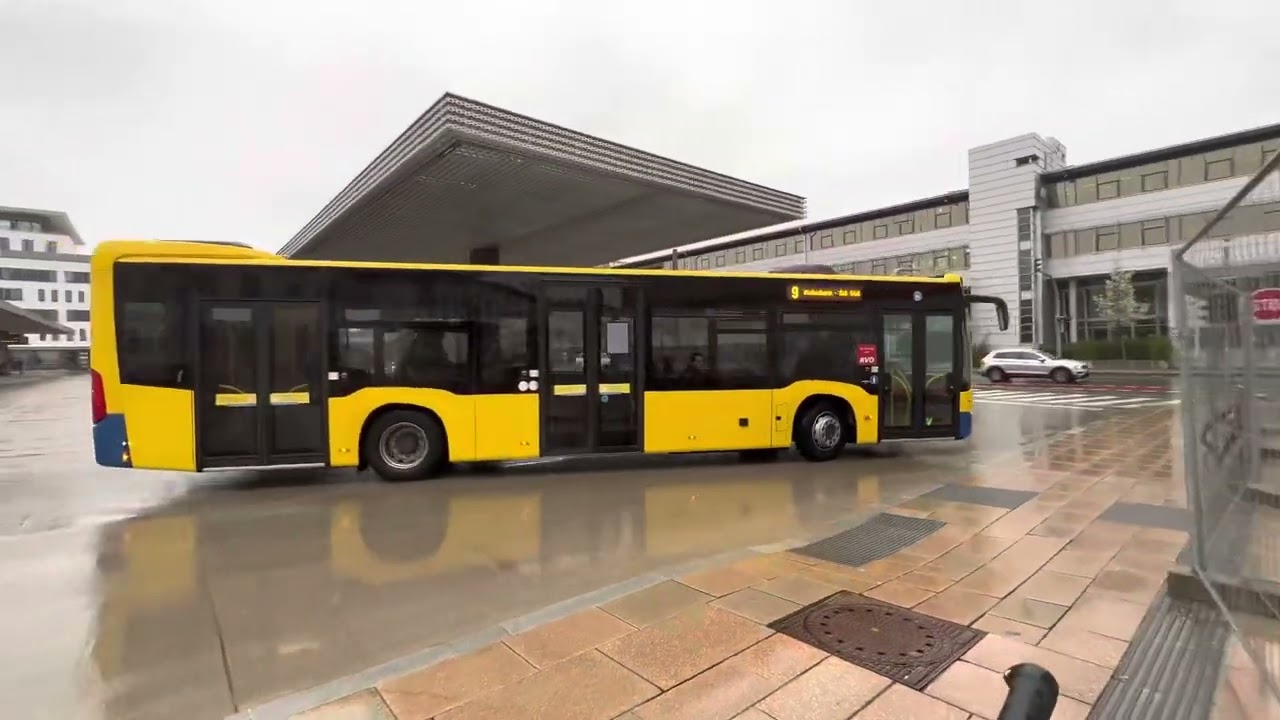 Streik auch in Rosenheim wegen der EVG. Nur der Hollinger und Stadtverkehr Rosenheim Rollt.