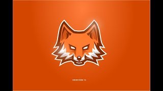 Speed Art Drawing : Animal E Sport / Sport Mascot logo design - The Wild Fox