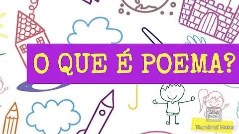 O quê é poema para ensino fundamental?
