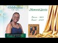 Alice (Lysa) Muthoni Wambua - Memorial Service