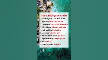 9 THÓI QUEN KHIẾN ĐỘT QUỴ TÌM TỚI BẠN | Ngọc Minh DS Gia Đình #ngocminhduocsigiadinh #short #shorts
