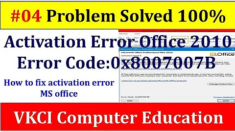 How to fix activation error 0X8007007B of ms office I Error Code 0x8007007b