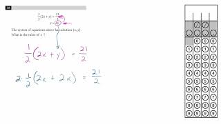 SAT Practice 5 - No Calc - Q 18 of 20