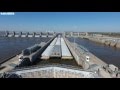 The M/V Neil N. Diehl Enters Mel Price Lock and Dam 26 Southbound