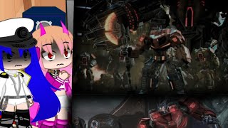 nikkes goddess of victory react to transformers war for Cybertron trailer