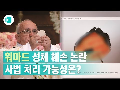 워마드 성체 훼손 게시글 논란 사법 처리 가능성은 비디오머그 