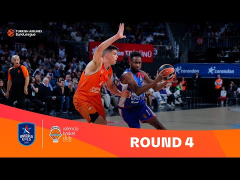 Anadolu Efes Istanbul-Valencia Basket | Round 4 Highlights | 2023-24 Turkish Airlines EuroLeague